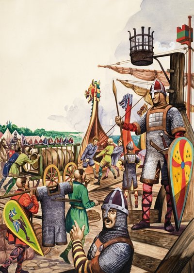 The Wonderful Story of Britain: The Saxon Warriors and Norman Invaders by Peter Jackson